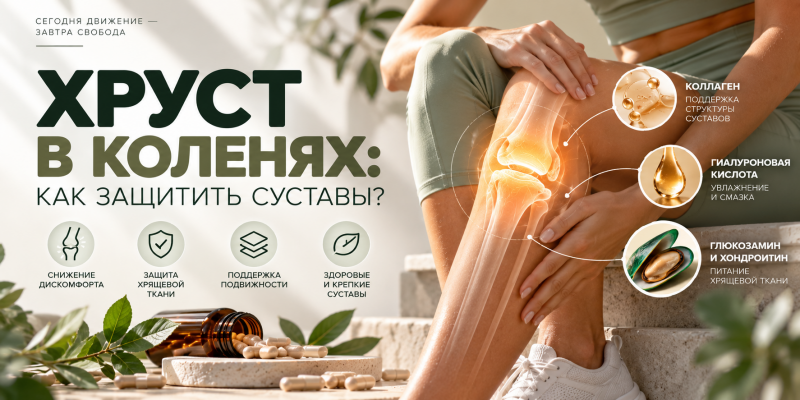 Хруст в коленях: как защитить суставы?