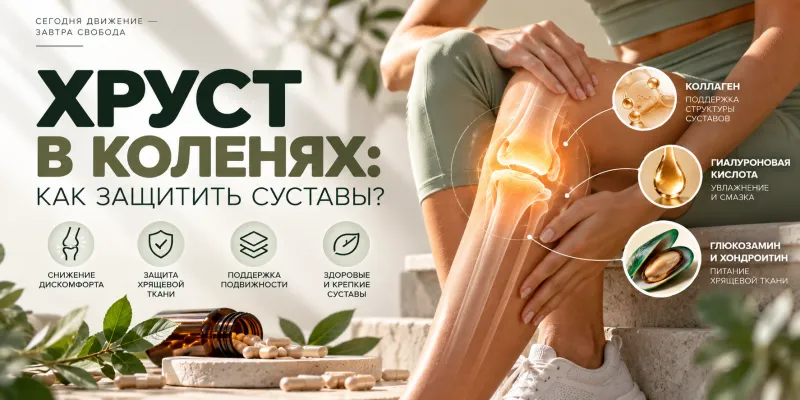 Хруст в коленях: как защитить суставы?